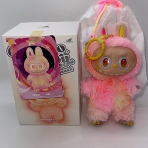 BRAND NEW Pop Mart Labubu Big Into Energy Loyalty (Pink & Yellow) missing tag